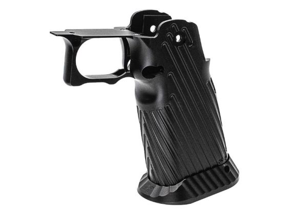 Bomber AirsoftTokyo Marui HI-CAPA GBB CNC アルミグリップ (INF スタイル) - ブラック