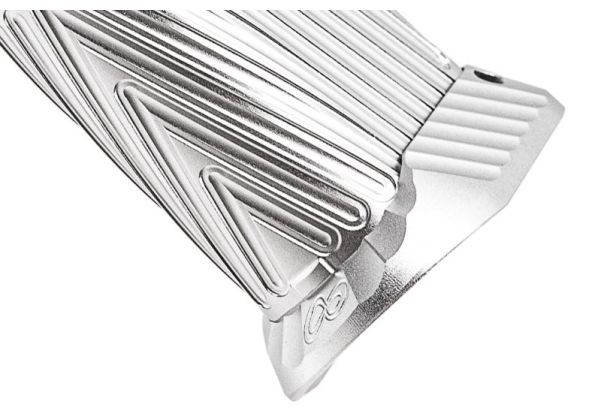 Bomber AirsoftTokyo Marui HI-CAPA GBB CNC アルミグリップ (INF スタイル) - 銀(ぎん)