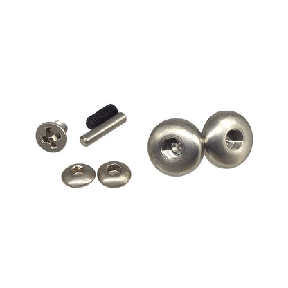 Bomber Airsoft CNC アルミ インフィニティ コンパクグリップ マルイ ハイキャパ用 (BM-GRIP-INF-CP-A) - 銀(ぎん)