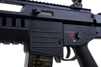 GSG タクティカル G14 カービン電動ブローバック AEG - ブラック (ARES 製)