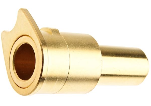 Airsoft Masterpiece 1911 バレルブッシング＆リコイルスプリングプラグ（スチール製） - 金(きん)