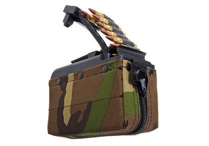 Battleaxe x T8 A&K MK46 Mod 0 ミニミ AEG ドラムマガジン (2000発、サウンドコントロール、タービンシステム) - WD