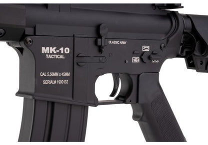 CLASSIC ARMY M4 MK-10 CQB 全メタル(ぜんきんぞく) エアソフト AEG ライフル - ブラック