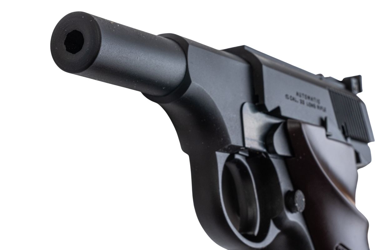 CAW ウッズマン ショートバレルカスタム スリムサイレンサー付き モデルガン