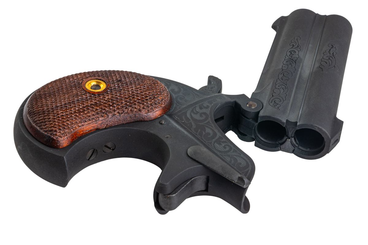 CAW ダブルバレル デリンジャー エングレービング P89 モデルガン