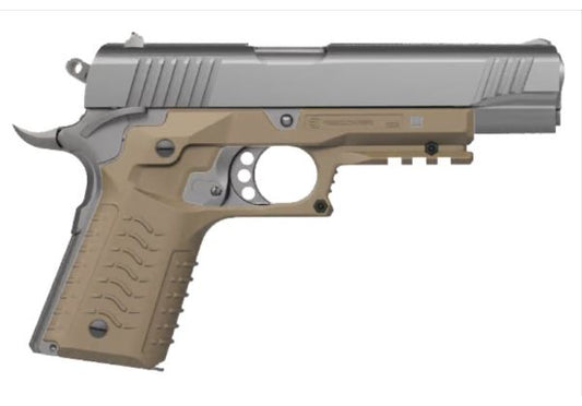 Recover Tactical 1911シリーズ CC3H グリップ＆レイルシステム - タン
