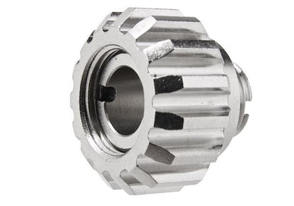 COWCOW Technology A02 ステンレススチール製サイレンサーアダプターー (11mm CW - 14mm CCW) - 銀(ぎん)