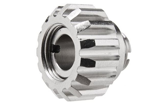 COWCOW Technology A02 ステンレススチール製サイレンサーアダプターー (11mm CW - 14mm CCW) - 銀(ぎん)