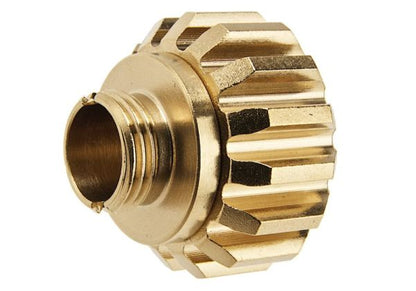 COWCOW Technology A02 ステンレススチール製サイレンサーアダプターー (11mm CW - 14mm CCW) - 金(きん)