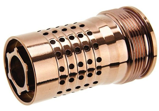 C&C Tac CB エアソフト フラッシュハイダー (スチール、14mm CCW)