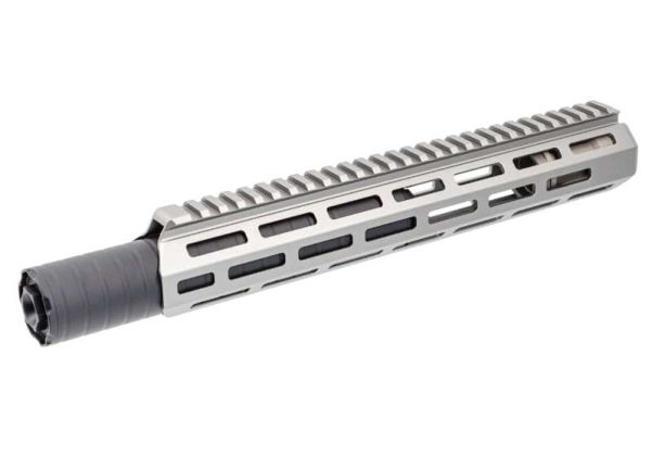 C&C Tac SDスタイル 12インチ M-LOKハンドガードレイル（SDスタイル ダミーサイレンサー付き、14mm逆スクリュー）ロングハンドガードキット