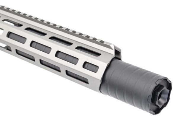 C&C Tac SDスタイル 12インチ M-LOKハンドガードレイル（SDスタイル ダミーサイレンサー付き、14mm逆スクリュー）ロングハンドガードキット