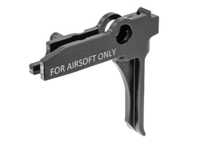 C&C Tac Tokyo Marui MWS GBBR AT* フラットトリガー - ブラック (CNC ステンレススチール)