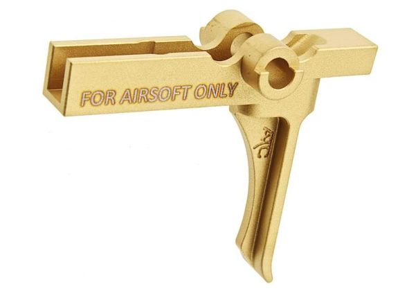 C&C Tac VFC M4 GBBR AT* フラットスタイルトリガー - 金(きん)