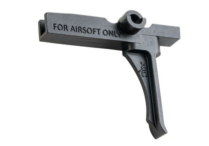 C&C Tac VFC M4 GBB / APFG MPX MCX GBBシリーズ AT* フラットスタイルトリガー (MIMスチール) - BK