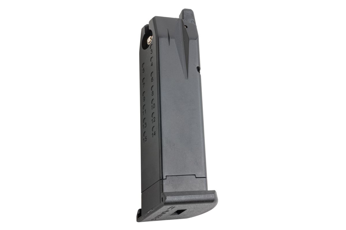 CANIK SFx RIVAL グリーンガスマガジン（22発装填、ブラック）（Cybergun社ライセンス商品）