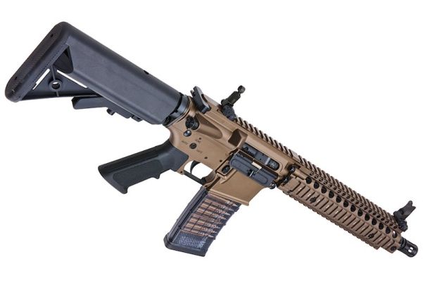 EMG ダニエル ディフェンス DD MK18 エアソフト GBB ライフル (CGS システム) - FDE