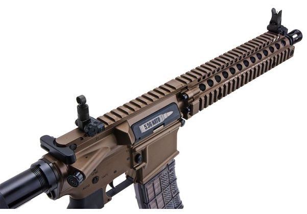 EMG ダニエル ディフェンス DD MK18 エアソフト GBB ライフル (CGS システム) - FDE