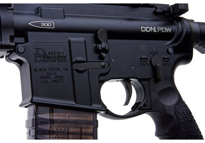 EMG ダニエル ディフェンス DDM4 PDW エアソフト GBB ライフル (CYMA CGS システム) - ブラック