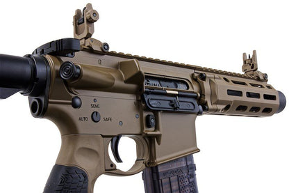 EMG ダニエル ディフェンス DDM4 PDW GBB ライフル (CYMA CGS システム) - FDE