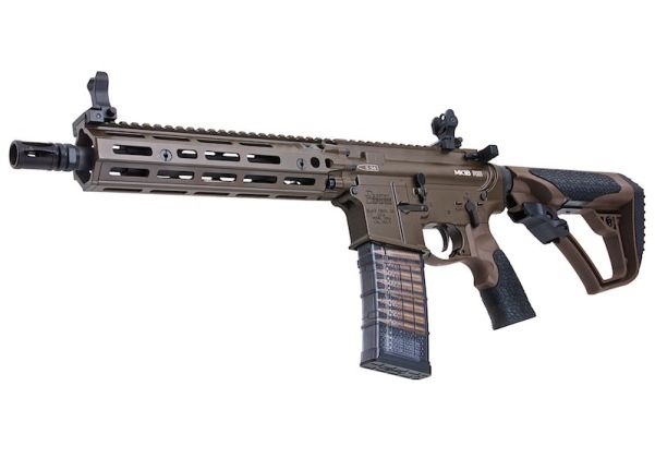 EMG ダニエル ディフェンス DD MK18 RIII PDW エアソフト GBB ライフル (CYMA CGS システム) - ブラウン