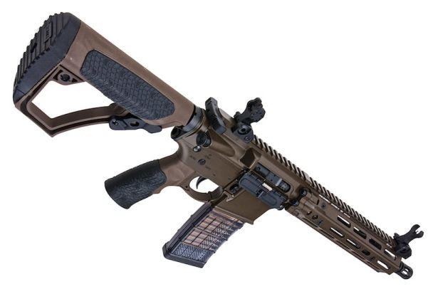 EMG ダニエル ディフェンス DD MK18 RIII PDW エアソフト GBB ライフル (CYMA CGS システム) - ブラウン