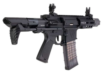 EMG Strike Industries AR Strike Raider ショートバレル GBB エアソフト M4 ライフル (CYMA CGS システム) - 4 インチ BK