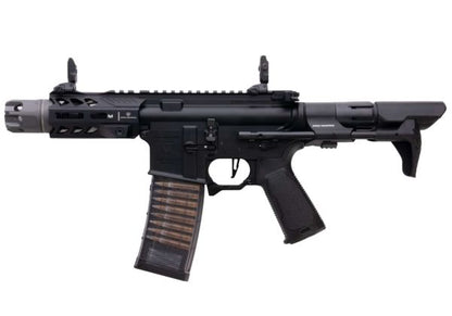 EMG Strike Industries AR Strike Raider ショートバレル GBB エアソフト M4 ライフル (CYMA CGS システム) - 4 インチ BK