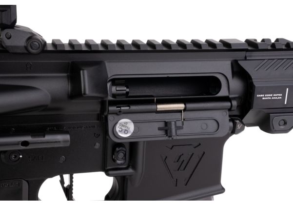 EMG Strike Industries AR Strike Raider ショートバレル GBB エアソフト M4 ライフル (CYMA CGS システム) - 4 インチ BK