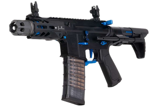 EMG STRIKE INDUSTRIES AR ストライク レイダー ショート バレル GBB M4 ライフル (CYMA CGS システム) - 4 インチ BK / BL