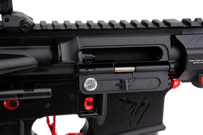 EMG STRIKE INDUSTRIES AR ストライク レイダー ショート バレル GBB M4 ライフル (CYMA CGS システム) - 4 インチ BK / RD