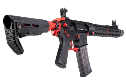 EMG STRIKE INDUSTRIES AR ストライク レイダー カービン GBB M4 ライフル (CYMA CGS システム) - 13.5 インチ BK / RD