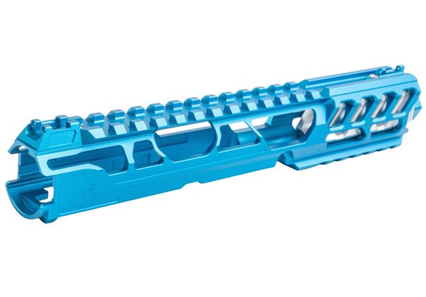 CTM TAC ACTION ARMY AAP01 FUKU-2 アッパーセット - ロングカットアウトバージョン (CNCアルミニウム / アルミ、ブルー/銀(ぎん))
