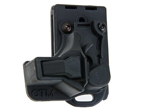 CTM TAC スピードHolsters グロックシリーズ / ACTION ARMY AAP01 GBB エアソフトピストル用 (右利き用) - ブラック