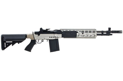 CYMA M14 EBR AEG エクステンデッドストック エアソフトAEGライフル - 銀(ぎん)（メタル） (CM032EBR-SV)