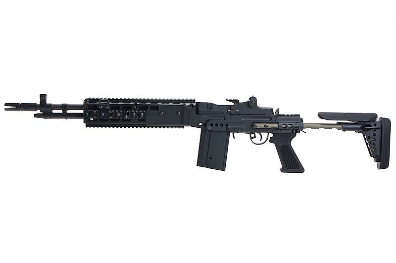 CYMA M14 EBR AEG 強化バトルエアソフトAEGライフル - ブラック（メタル）（CM032G-BK）