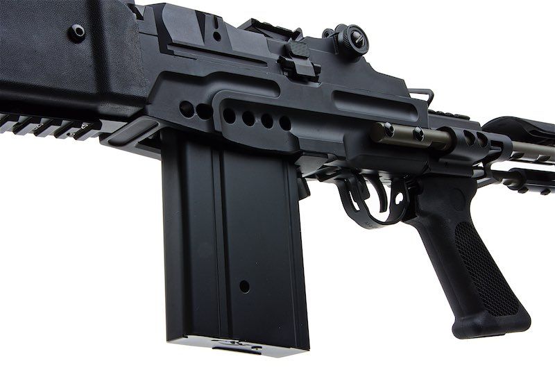 CYMA M14 EBR AEG 強化バトルエアソフトAEGライフル - ブラック（メタル）（CM032G-BK）
