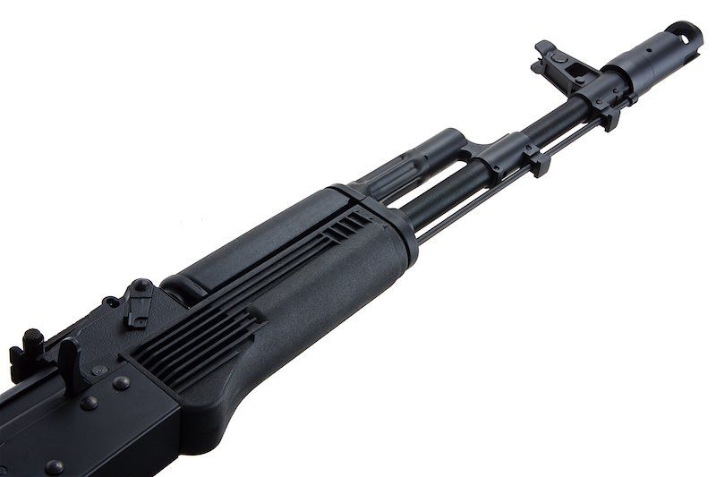CYMA AKS74M エアソフトガン AEG ライフル スチール製フォールディングストック付き - ブラック (メタル) (CM040)