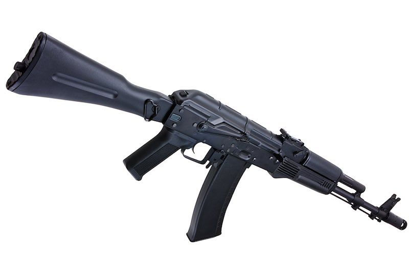 CYMA AK74M エアソフト AEG ライフル 折りたたみ式ストック付き - ブラック (メタル)(CM040C)