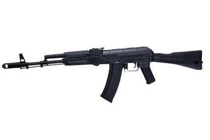 CYMA AK74M エアソフト AEG ライフル 折りたたみ式ストック付き - ブラック (メタル)(CM040C)