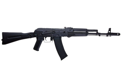 CYMA AK74M エアソフト AEG ライフル 折りたたみ式ストック付き - ブラック (メタル)(CM040C)