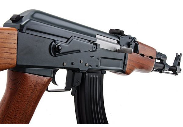 CYMA AK47 エアソフト電動ガンライフル (メタルフレームとリアルウッドハンドガード) (CM042) – AIRSOFT GOGO