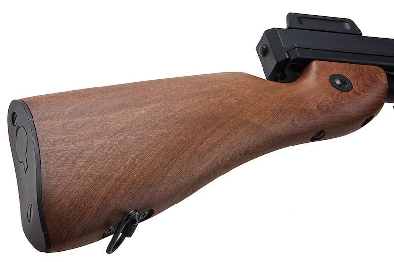 CYMA トンプソン M1928A1 エアソフト SMG AEG (ブラック、イミテーションウッド)(CM051)