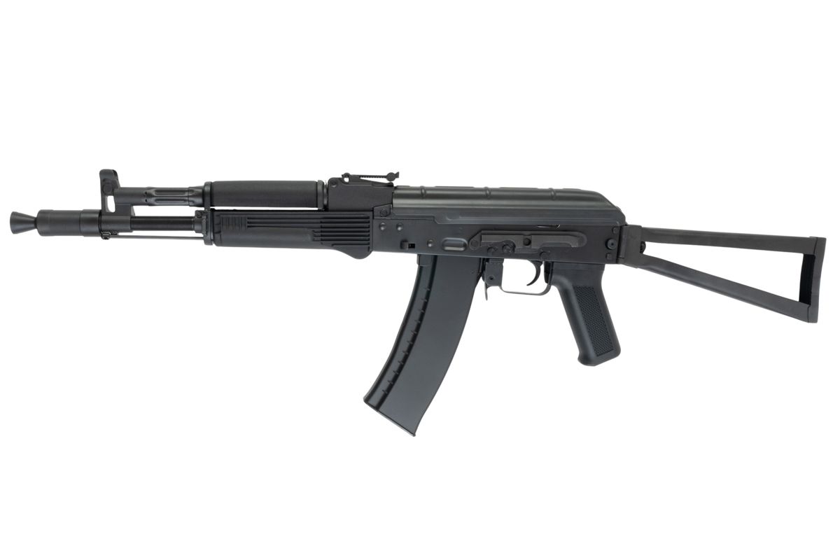 CYMA プラチナ フルスチール AK105 トライアングルフォールディング エアソフト AEG ライフル (CM053B)