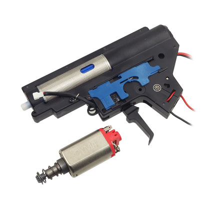 CYMA製 MP5 AEG用 QD(機械の)メカボックス（eShooter付き）（CYMA-CM23）