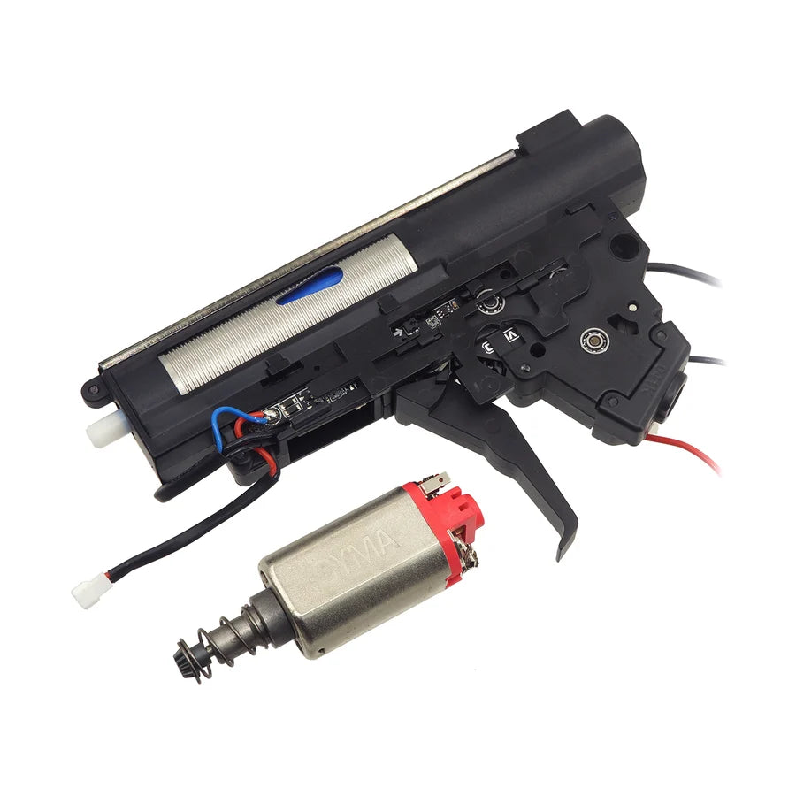 CYMA製コンプリートQD(機械の)メカボックス（eShooter付き）-リアタイプ（MP5K AEG用）（CYMA-CM25）