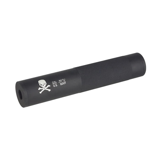 CYMA 190 x 35mm モックサプレッサー (14mm+ / 14mm-)-スカル
