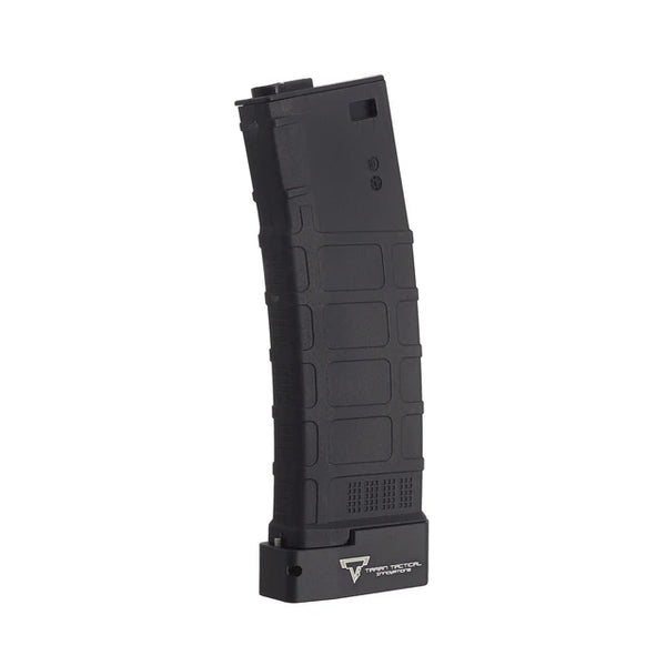 CYMA / EMG TTI 220 ラウンド PMAG マガジン M4 AEG エアソフトガン用 (M126-F-TTI) - ブラック