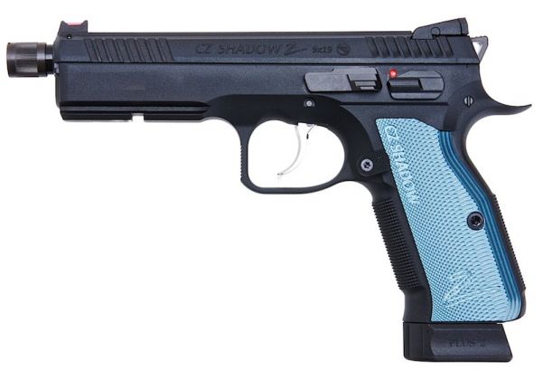 KJ WORKS CZ SHADOW 2 CO2 ピストル (ASG ライセンス) - ネジ付きバレルバージョン