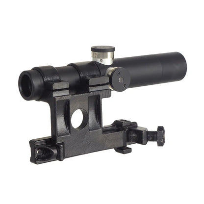 DOUBLE BELL  3.5倍 PUスコープ（モシン・ナガン M1891 用マウント付き、105-G）-ブラック